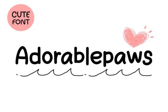 Adorablepaws Font: A Playful Typeface for Digital Branding
