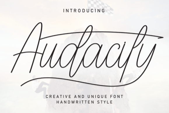Audacity Font: A Playful Typeface for Modern Branding Projects
