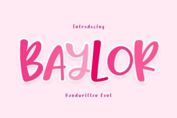 Baylor Font Review: A Playful Handwritten Typeface for Creative Branding