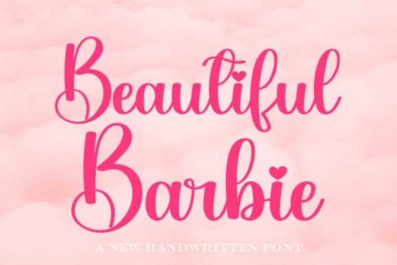 Beautiful Barbie Font: A Timeless Script for Editorial Elegance