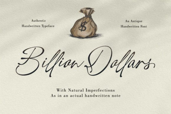 Billion Dollars Font: A Glamorous Typeface for Web Design