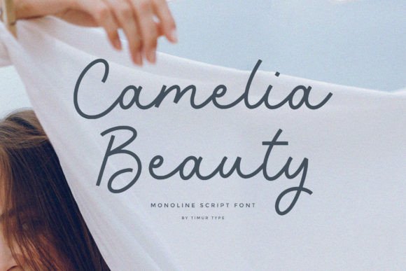 Camelia Beauty: A Stylish Script Font for Creative Branding Projects