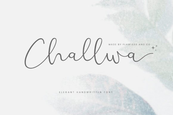 Challwa Font: Elevate Your Campaign Design with Elegance
