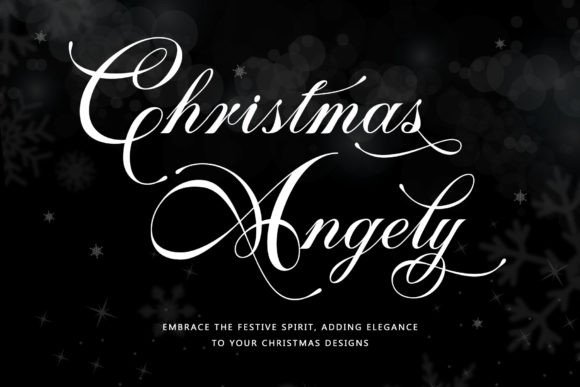 Christmas Angely: A Script Font That Elevates Holiday Publishing