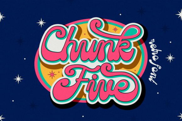 Chunk Five: A Script Font for Bold Visual Statements