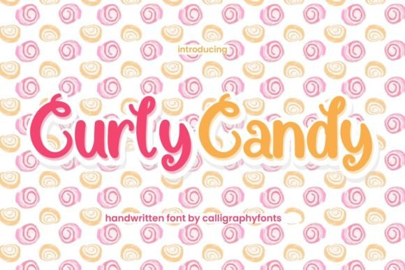 Curly Candy Font: A Playful Typeface for Creative Makers