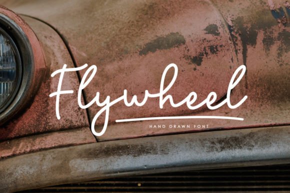 Flywheel: A Playful Script Font for Creative Branding