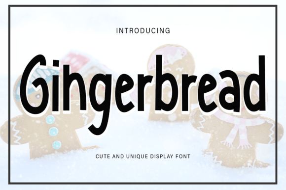 Gingerbread Font: A Handwritten Typeface for Memorable Branding