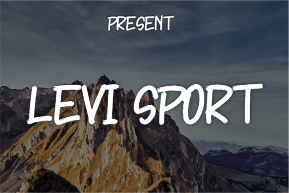 Levi Sport Font: A Handwritten Typeface for Editorial Design