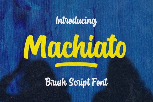 Machianto: A Bold Brush Script for Creative Branding Projects