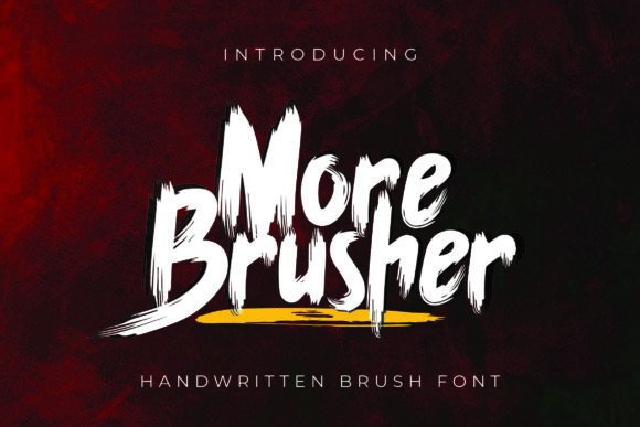 More Brusher Font: A Polished Touch for Your Brand Identity