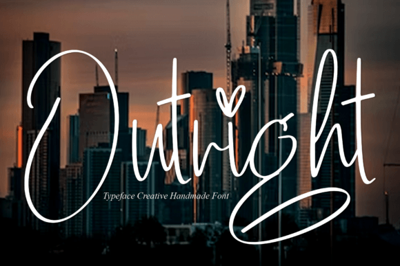 Outright: A Handwritten Font for Editorial Elegance