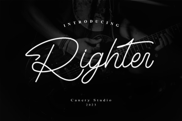 Righter Font: A Modern Monoline Typeface for Web Designers