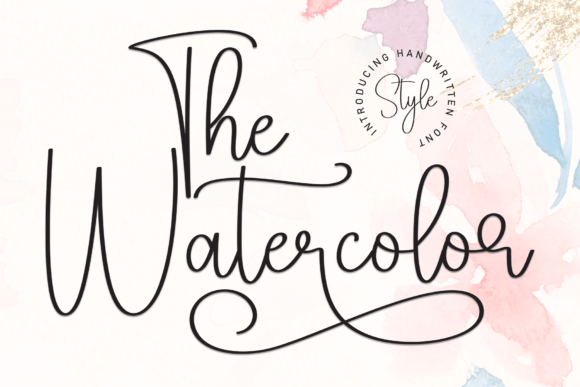 The Watercolor Font: A Timeless Handwritten Typeface for Editorial Design