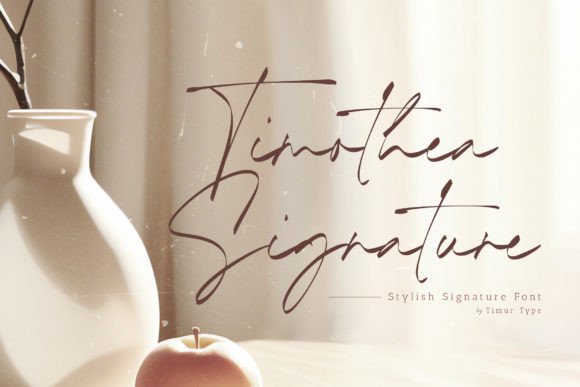 Timothea Signature Font: A Stylish Typeface for Your Brand
