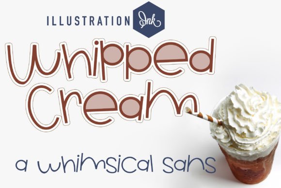 Whipped Cream Font: A Playful Typeface for Editorial Design